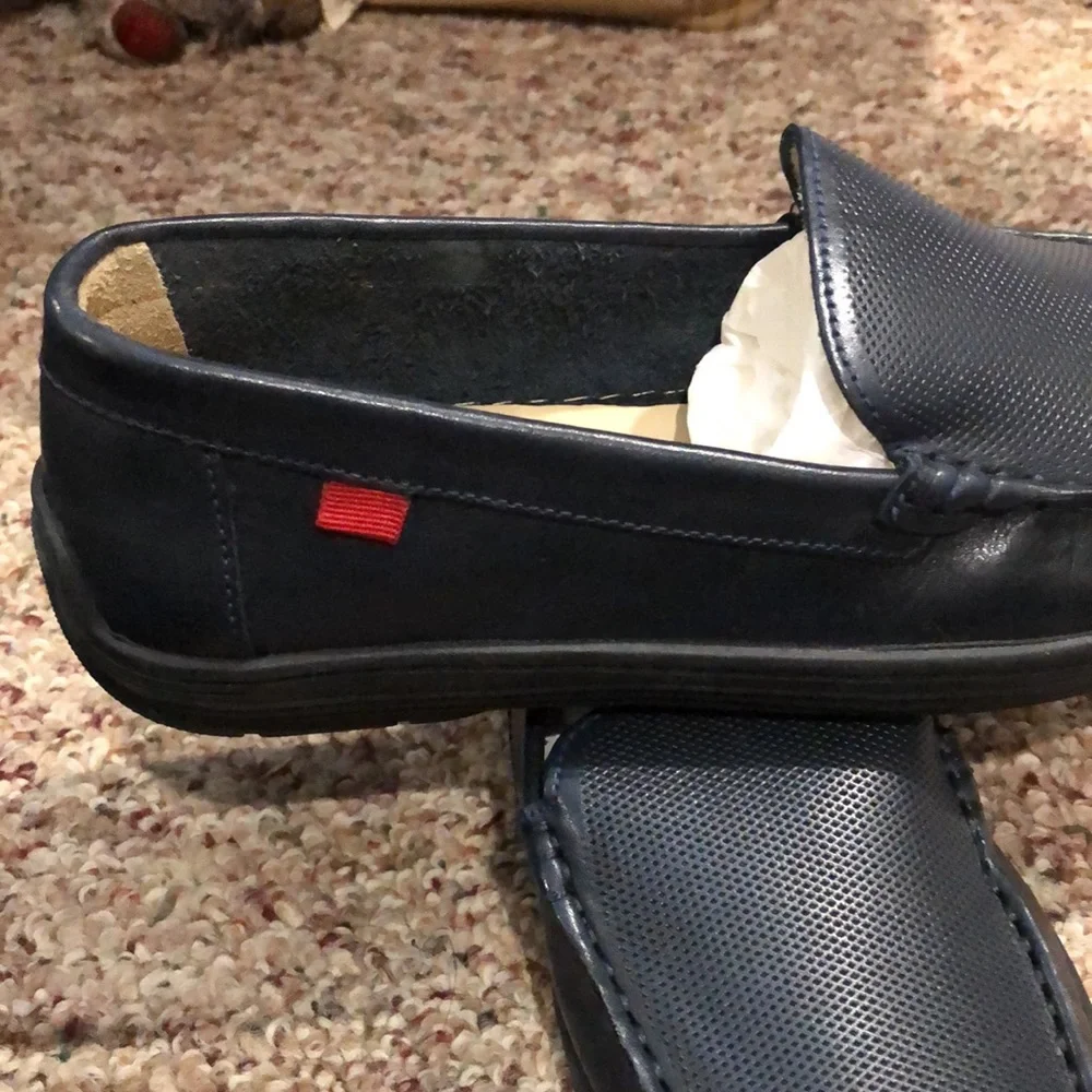 Marc Joseph | NIB Leroy St Navy Leather Loafers Boy 5.5